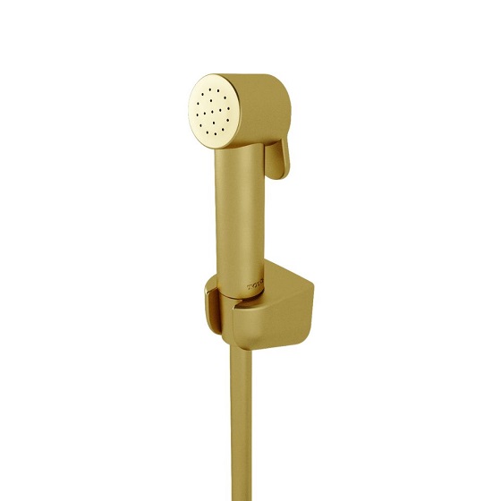 Vòi xịt vệ sinh nóng lạnh màu đen, vàng, ghi xám, vàng hồng Miken F-7501 (Tâm lỗ nóng lạnh 15cm) - Image 5