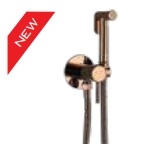 Vòi xịt vệ sinh nóng lạnh màu hồng vàng Huge H-VXN01R