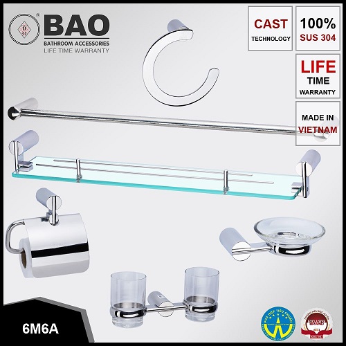 Vòng treo khăn Inox BAO M1-1004 - Image 4