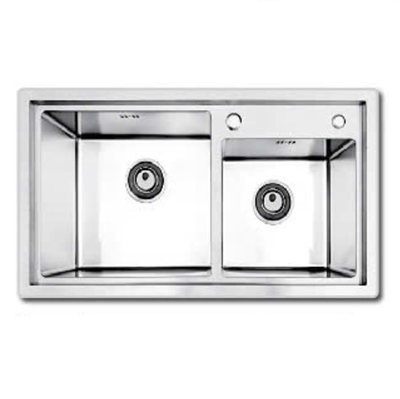 Xi phông chậu rửa bát Sobisung Hàn Quốc 2 hố cân - Image 4