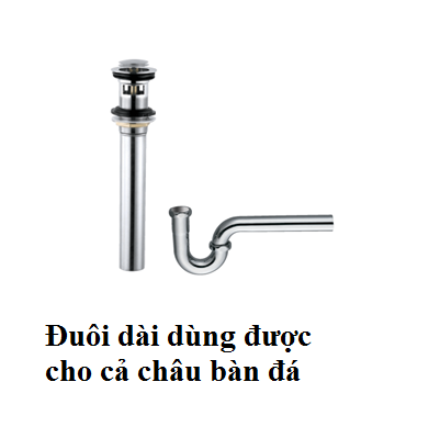 Xi phông nhấn chậu rửa mặt Hàn Quốc Daelim 112 (Nhấn)
