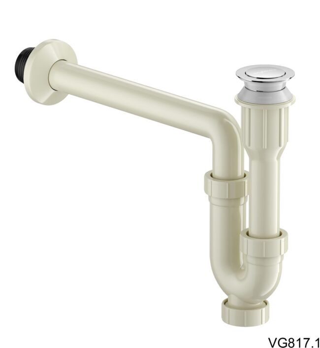 Xi phông tiện dụng sun dây lõi thép đầu ấn sứ , ấn Inox, lật chậu rửa mặt không tràn XP05 - Image 4