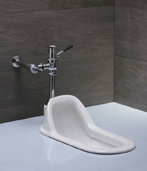 Xí xổm và két treo Inox 304 màu vàng dành cho công nhân, nhà máy, bệnh viện, nhà tù, nơi công cộng Miken KG-S202G - Image 5