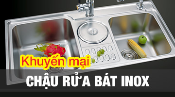 Khuyến mại giảm giá chậu rửa bát inox